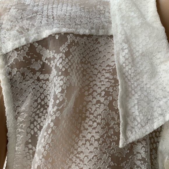 Tracy Reese Snake Burnout Sleeveless Collared Top - Picture 8 of 12